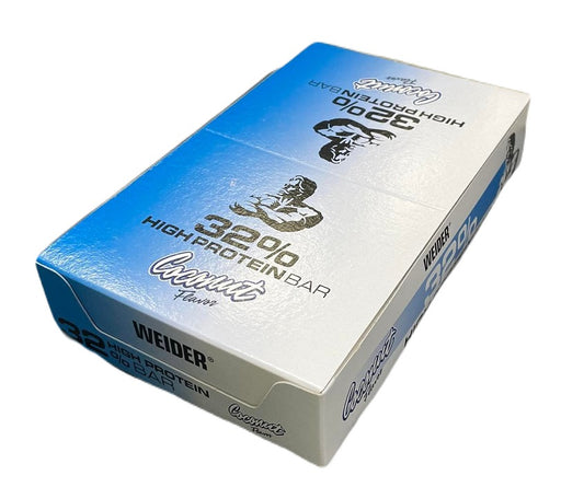 32% High Protein Bar, Coconut - 12 x 60g by Weider at MYSUPPLEMENTSHOP.co.uk