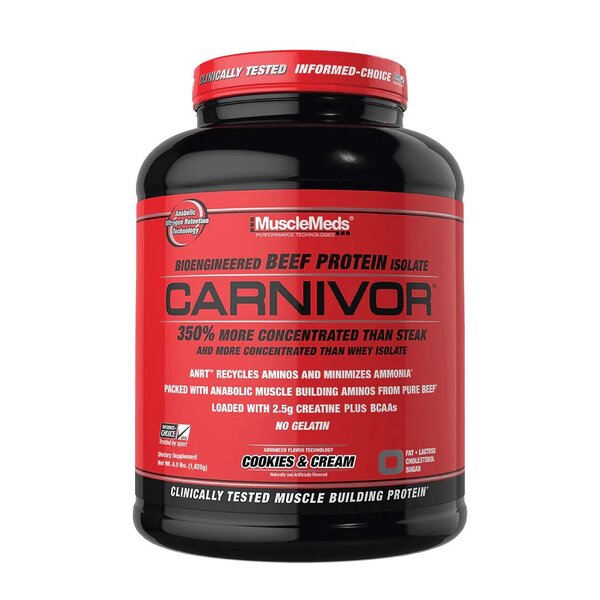 Carnivor, Cookies & Cream - 1680g by MuscleMeds at MYSUPPLEMENTSHOP.co.uk