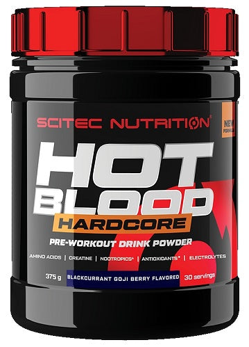 Hot Blood Hardcore, Blackcurrant Goji Berry (EAN 5999100032217) - 375g by SciTec at MYSUPPLEMENTSHOP.co.uk