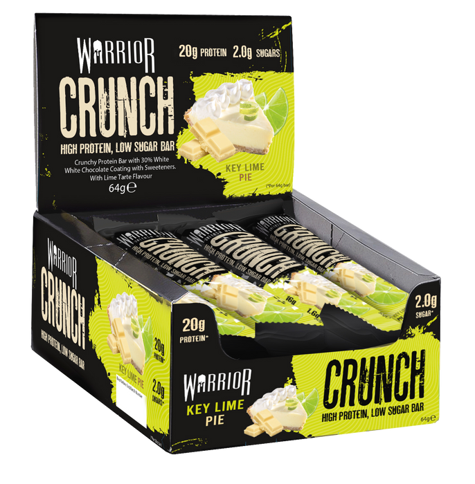 Warrior CRUNCH High Protein Bars 12 x 64g | High-Quality Nutrition Bars | MySupplementShop.co.uk