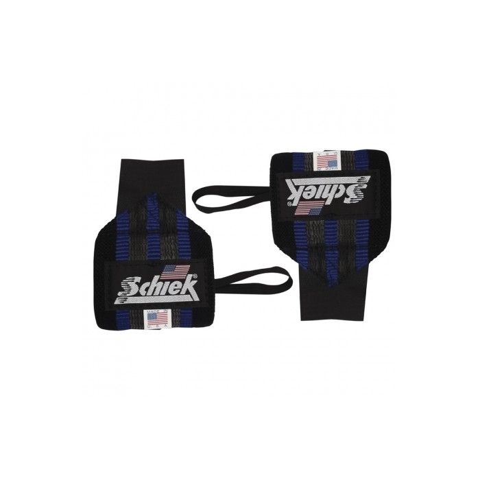 Schiek 1118 Wrist Wraps - Blue - 18&quot;